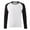 White, variant on Men's Athletic Tee Shirt Lightweight Casual Workout Top for Gym Sports and Outdoor Activities with Stylish Raglan Design Mens T-Shirts Extra Long Moisture Wicking T Shirts Blue and Black