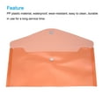 thumbnail image 4 of Unique Bargains A4 Snap Button File Folders, Orange, 12 Pack, 4 of 5