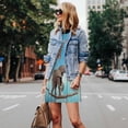 thumbnail image 4 of Wukai Elephant Giraffe Print Women's Sleeveless Dress, Loose Fit Casual Dress for Women, Comfortable Sleeveless Summer Dress, 4 of 7