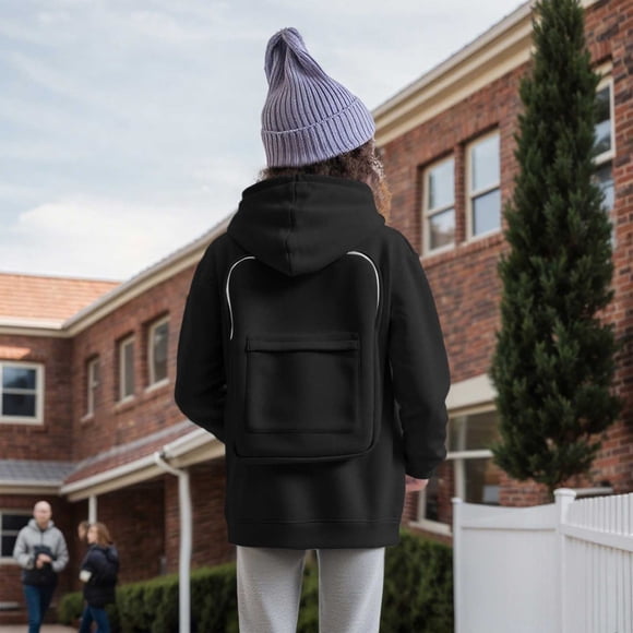 Children's Fashion Aand Cute Pocket Zipper Back with Bag Sweatshirt Hooded Sweatshirt Clothes Teem Wolf Hoodies Sweatshirts for Little Boys Sweatshirts with Animals on Them Lover Boy Hoodie Jacket