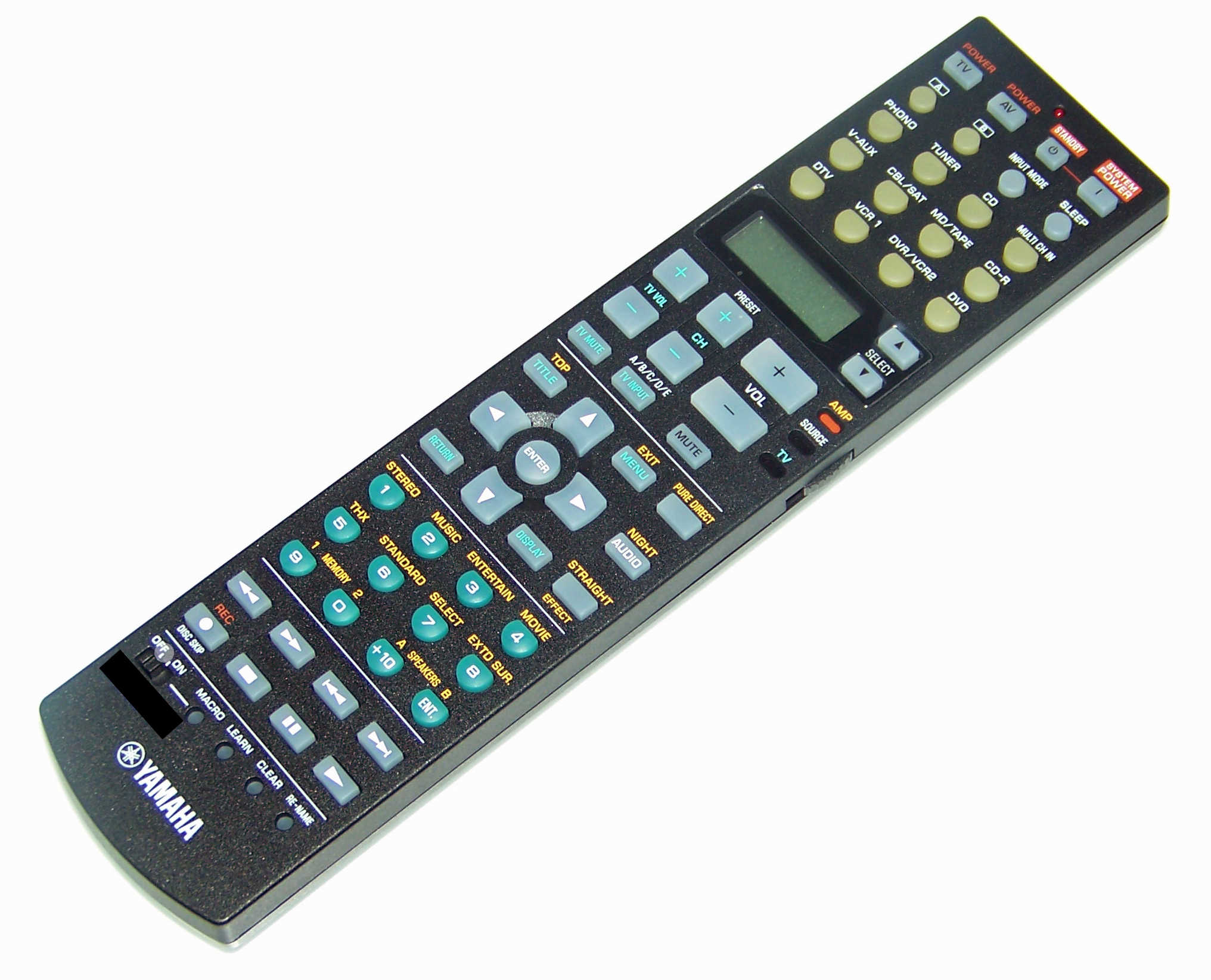 Oem Yamaha Remote Control Originally Shipped With Rxv2500 Rx V2500 Walmart Com Walmart Com