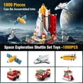 thumbnail image 4 of Set de bloques de construcción Dsadweks Space Exploration Shuttle, más de 1000 unidades, 4 of 9