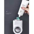 thumbnail image 5 of Dispensador de pasta de dientes de boca redonda montado en la pared para la ducha familiar cuarto de baño exprimidor automático de pasta de dientes manos libres impermeable de aplicación rápida squee, Feliz Sencillez, 5 of 5