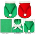 thumbnail image 4 of Limei Santa Cat Dog Costume Christmas, Winter Warm Sweater Hoodies for Small Doggies Kitten Pet Clothing Party Cosplay Dress, 4 of 7