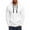 White, variant on SRZYMJ Mens Hooded Sweatshirt Casual Long Sleeve Drawstring