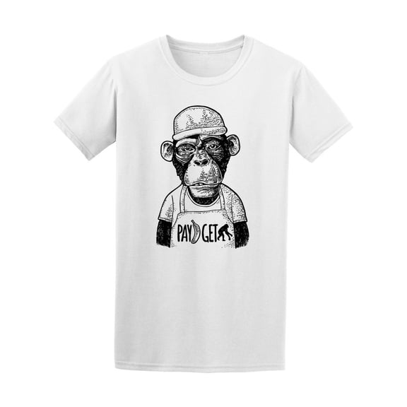 Mokeys Fast Food Worker Tee Men's -Image by Shutterstock