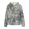 thumbnail image 4 of Povozer Girl's Graphic Camo Hoodie Toddler Clothes For Girls,Kids Girls Long Sleeve Sweatshirts Casual Drawstring Hooded Pullover Tops Trendy Fall Outwear Coat With Pockets Size 11-12 Years,Grey, 4 of 7