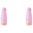 thumbnail image 1 of Paraguas Matsuzay Lluvioso Mini Sombrilla Protección Solar Plegable Ligero Rosa Melocotón 2Conjunto, 1 of 6