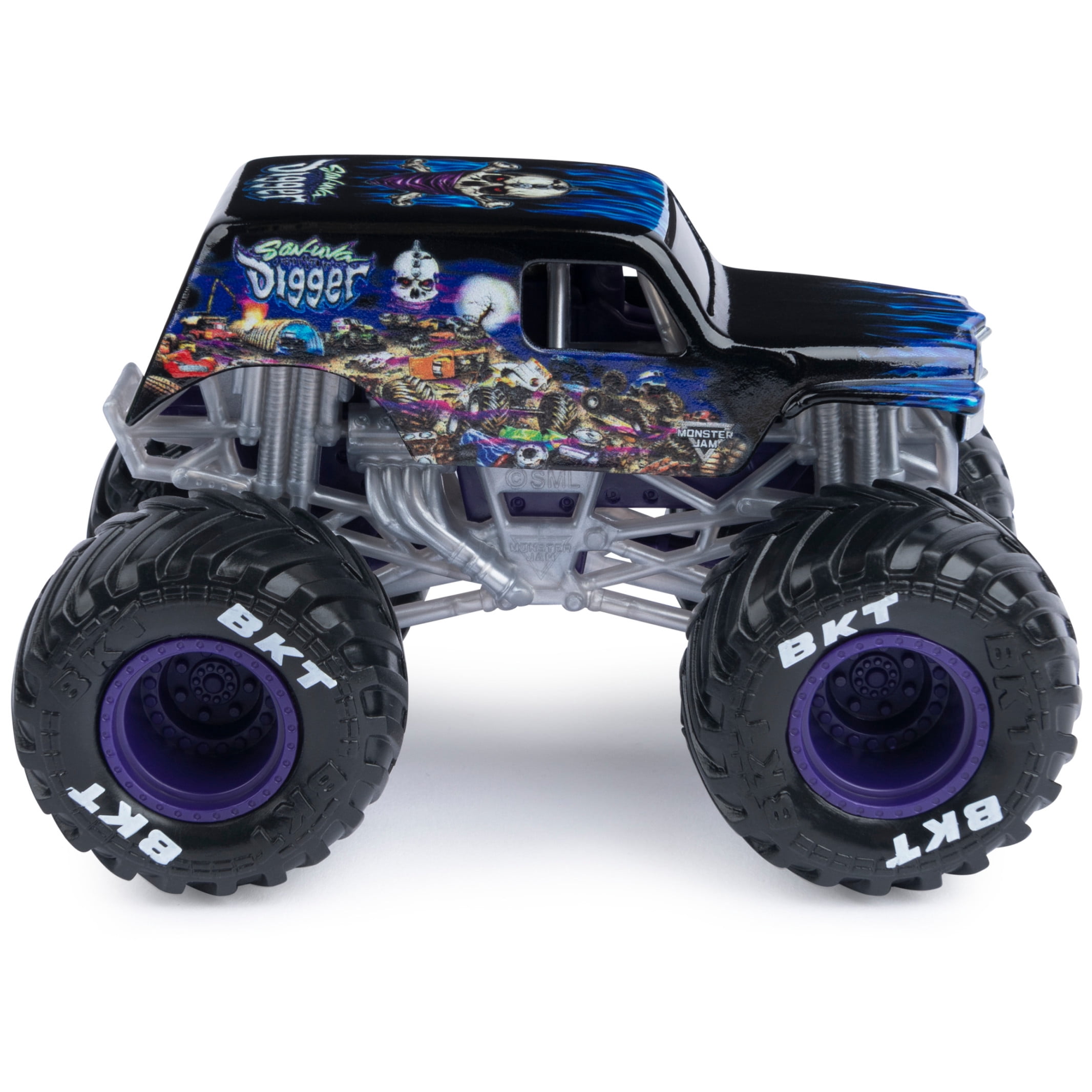 Monster Jam, El Toro Loco Vs. Son-uva Digger 1:64 Scale Die-Cast Trucks