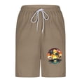 thumbnail image 5 of JDQJBZ Mens Summer Swim Trunks Palm Print Quick Dry with Pockets Lining, 5 of 5