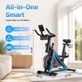 thumbnail image 6 of MERACH Exercise Bike Magnetic Home Stationary Bike with Free App Quiet Indoor Cycling Bike with 300lbs Weight Capacity Dumbbell Rack, 6 of 8