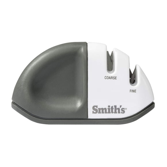 Afilador de cuchillos Smith's 51002 de 2 etapas de carburo y cerámica