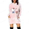 thumbnail image 5 of Sudadera con capucha para mujer, ropa de calle, informal, nueva, con estampado de HELLO KITTY, primavera, talla grande, vintage, manga larga, vestido Y2K, 5 of 5