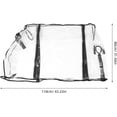 thumbnail image 2 of Generic Heavy Duty PVC Stroller Cover Awning Canopy Wagon and Hand, 2 of 6