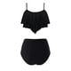thumbnail image 4 of Traje de baño de dos piezas para mujer, sexy, de pecho alto, con contraste, degradado, dividido Fridja  nalpqowj22758, 4 of 6