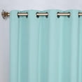 thumbnail image 2 of Superior Blackout Solid Light Filtering Grommet Curtain Panel Set, 70"x108", Green Lily, 2 of 10