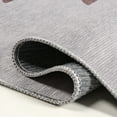 thumbnail image 5 of JONATHAN Y WASHABLE 2 x 8 Runner Rug, Chayton Minimalist Geometric - Gray/Brown, WSH110E-28, 5 of 7