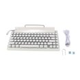thumbnail image 2 of Mechanical Keyboard, Waterproof Gaming Keyboard 83 Keys  for Tablet White,Pink, 2 of 7