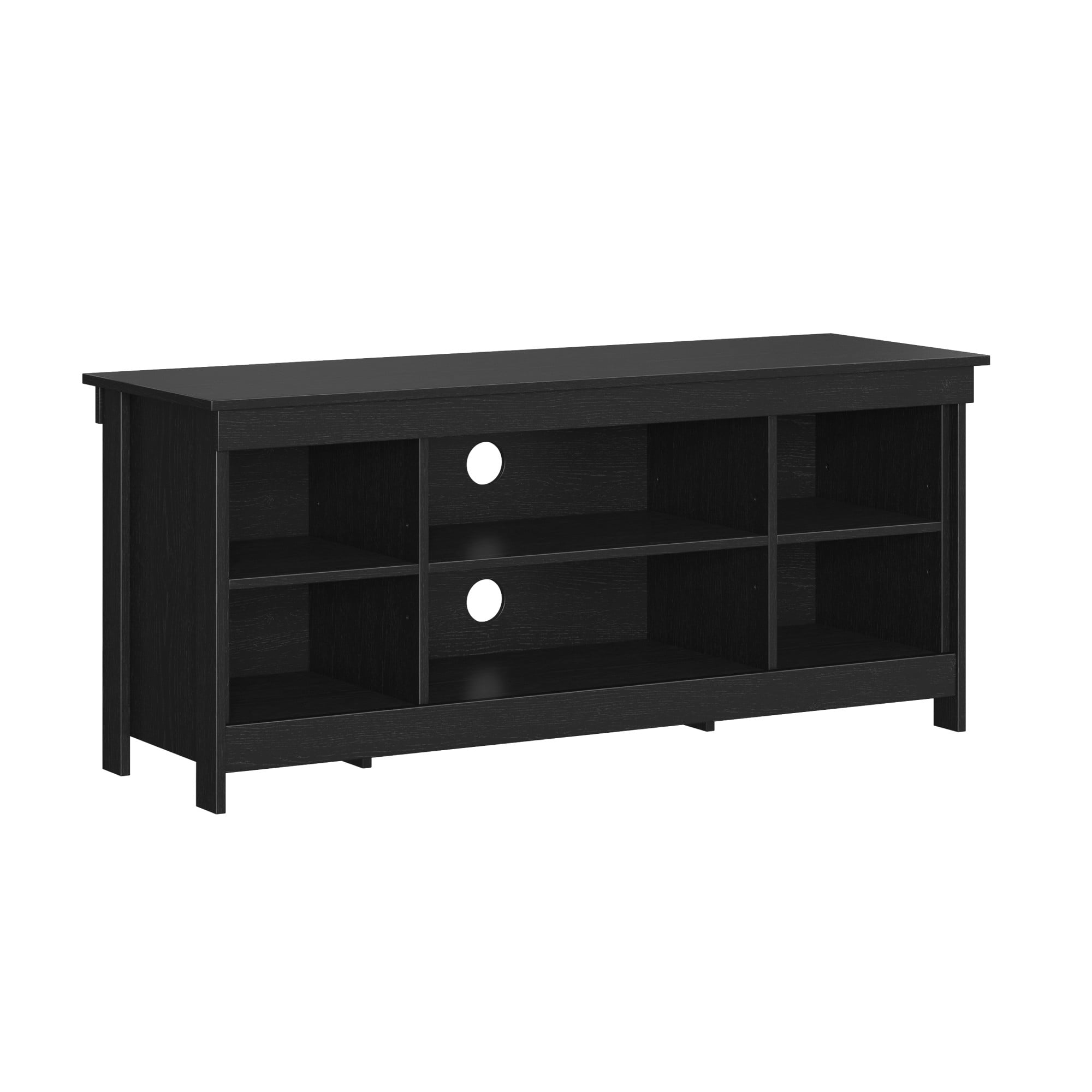 Mainstays Ardent No Tools Open Shelf TV Stand Console for TVs up to 50", Black