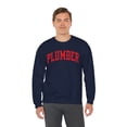 thumbnail image 6 of Plumber Sweatshirt Gifts Crew Neck Shirt Long Sleeve Unisex, 6 of 7