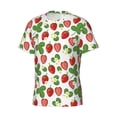 thumbnail image 3 of Rocae Strawberry for Men's Moisture-Wicking Crew Tee - T-Shirt for Sports, Outdoor Activities, and Casual Wear, 3 of 9