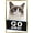 Gold Framed Version, variant on Grumpy Cat - Go Away Wall Poster, 22.375" x 34", Framed