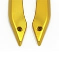 thumbnail image 4 of 2 Pezzi di Rivestimento Laterale per Parabrezza Anteriore Sostituisce E Telaio Accessori Laterali per Carenatura Laterale Glide per 250 350 2018 Oro Yotijar deflectores de parabrisas, 4 of 5