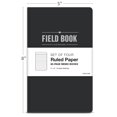 thumbnail image 2 of Elan Publishing Company Field Notebook / Journal - 5"x8" - Black - Lined Memo Book - Pack of 4 - ELAN-58-003B, 2 of 6