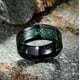 thumbnail image 2 of King Will Dragon Men's 8mm/6mm/5mm Red/green Carbon Fiber Black Celtic Dragon Tungsten Carbide Ring Comfort Fit Wedding Band8, 2 of 5