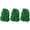 Green, variant on 3 Packs All Silver Super Duper Thick Tinsel Garland 75 Ft Total (Three Strands Each 25 ft Long) (Silver, 3 Pack of 25 ft. Tinsel, 75 Ft. Total) 3 Pack Silver