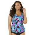 thumbnail image 1 of Swimsuits For All Women's Plus Size Classic Tankini Top, 1 of 4