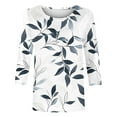 thumbnail image 5 of Spring Top Womens Shirts Print Quarter Sleeve Tops for Women Blouses My Items Ordered Gifts, 5 of 5