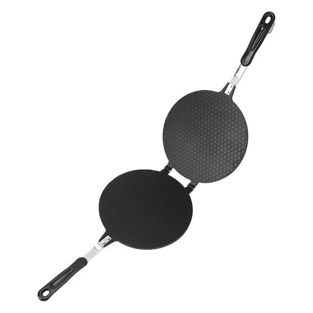 Rouleau à œufs Corceau de crème glacée Maker 8,7 pouces Doublées à gaufres Côté à cône de gaufre non bâton Maker Corneau de crème glacée Crispy Omelette Pan pour les