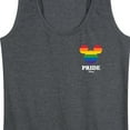 thumbnail image 3 of Disney Pride - LGBTQ Flag - Women's Racerback Tank Top, 3 of 5