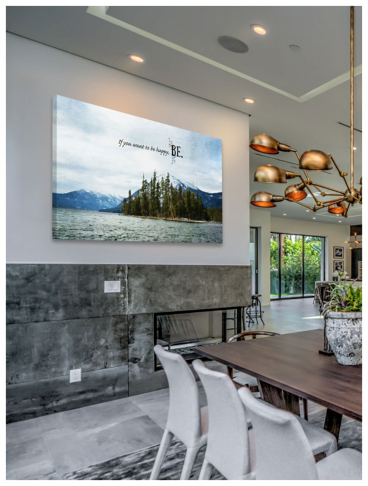 Marmont Hill "Be Text" by Robert Dickinson Painting Print on Canvas