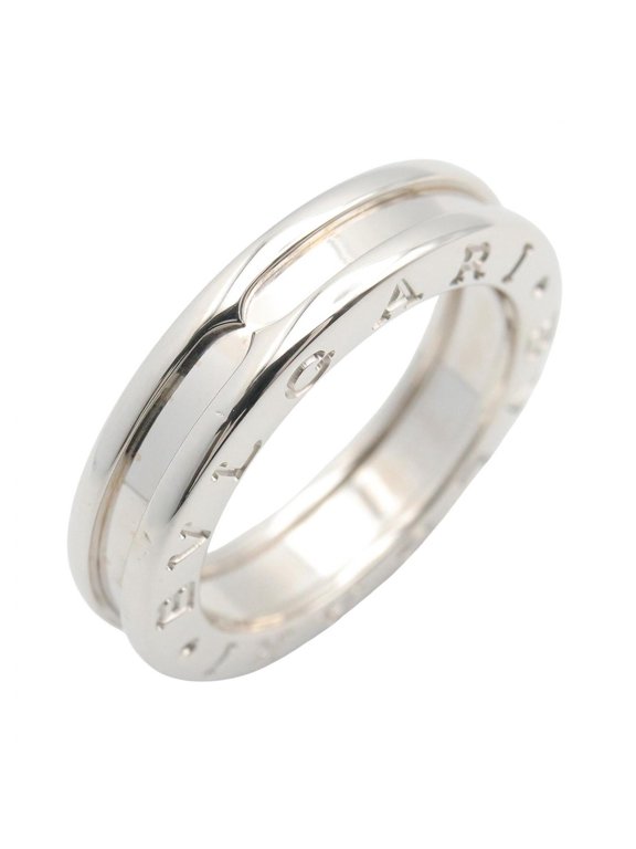 Pre-Owned Bulgari BVLGARI B-zero1 Ring, 1-band ring, jewelry, 18KWG (white gold), men's and...