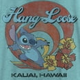 thumbnail image 2 of Women's Lilo & Stitch Hang Loose Kauai Hawaii Racerback Tank Top Tahiti Blue Small, 2 of 4