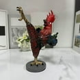 thumbnail image 5 of Eespoir Drunk And Drunken Chicken Ornament, Living Room Entrance Decoration, Simulation Resin Rooster Sculpture, For Home Decor, Kitchen Theme, Shelf Display, Gift(Blue), 5 of 5