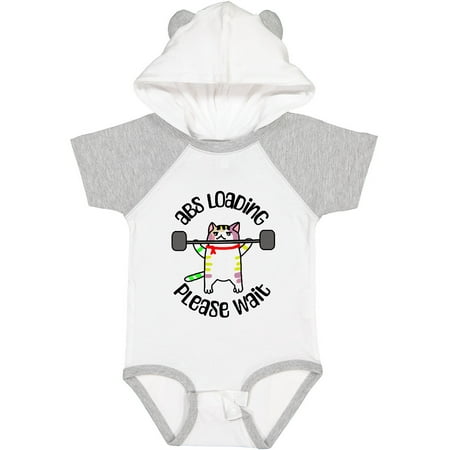 

Inktastic Weightlifting Cat Lifter Abs Loading Gift Baby Boy or Baby Girl Bodysuit