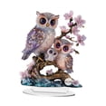 thumbnail image 1 of Adorno de mesa con diseño de animales en 2D para el Día de la Madre, ideal para la entrada de un armario. Signo de búho, 1 of 9