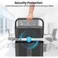 thumbnail image 5 of Cross Cut Paper Shredder, 5.55 Gallon Heavy Duty Shredder for Home Office, P-4 High Security Shredders for Paper/Credit Card/Mail/Staples/Clips, Portable Handle Design, 5 of 7