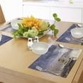 thumbnail image 4 of Ambesonne Savannah Place Mats Set of 4, Cloudscape Sunset Scene, Standard Size, Beige and Grey, 4 of 6