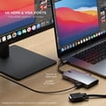 thumbnail image 3 of Adaptador Multipuertos SATECHI Gris Espacial 9-en-1 USB-C Portátil para MacBook, iPad, Mac Mini e iM, 3 of 6