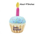 thumbnail image 4 of Squeaky Dog Toy - Birthday Cake, 4 of 12