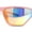 Pink - Pink Mirror, variant on Womens 90s Sport Fashion Triangular Shape Wrap Plastic Sunglasses Silver - Silver Mirror