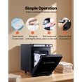thumbnail image 6 of Heating Cabinet, 1.1 Gal Capacity, with Clip & Rack, Perfect for Spa Manicures Massage, 6 of 10