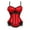 Red, variant on Corset Top Women Padded Push up Bridal Bustier Red L