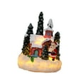 thumbnail image 2 of yotijay Christmas Figurine Village House Statue Collection Crafts Artwork Decoration for Red House, 2 of 9
