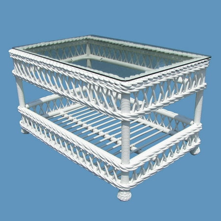 Spice Island Bar Harbor Wicker Coffee Table
