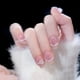 thumbnail image 3 of Uñas postizas con pegamento, 24 piezas, rosa, diseño de mariposa, chica encantadora, herramientas de uso, 3 of 4